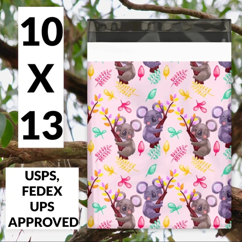 50 10X13 Koala Bears Poly Mailers Shipping Envelope Bags PRICE IS FIRM CLEARANCE - Picture 5 of 8
